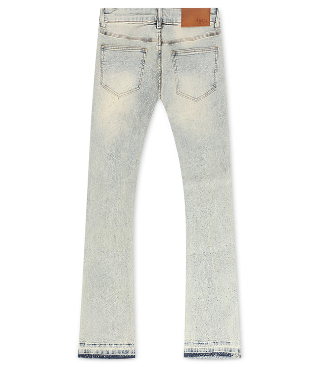 Waimea Flex Rhinestone Stacked Fit Jeans - Vintage Wash