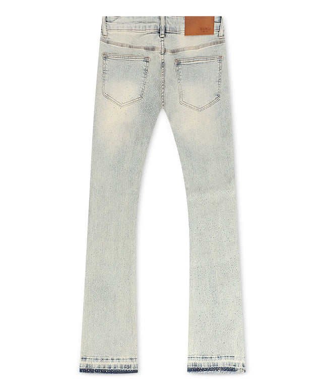Waimea Flex Rhinestone Stacked Fit Jeans - Vintage Wash