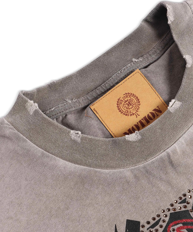 Motion Graphic Tee - Vintage Brown