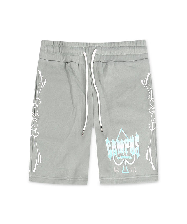 Campus Chrome Fleece Shorts - Green