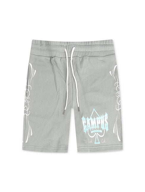 Campus Chrome Fleece Shorts - Green