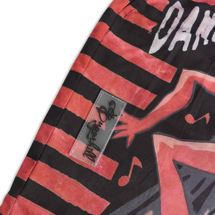 Sugarhill Dancing Poly Shorts - Black/Red