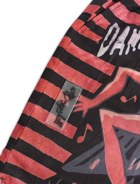 Sugarhill Dancing Poly Shorts - Black/Red