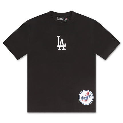 Los Angeles Dodgers Wingspan Shoulder Tee - Black/White