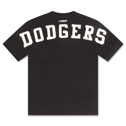 Los Angeles Dodgers Wingspan Shoulder Tee - Black/White