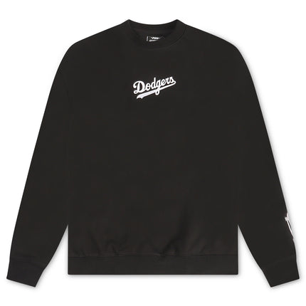 Pro Standard LA Dodgers Wingspan Drop Shoulder Crewneck - Black/White