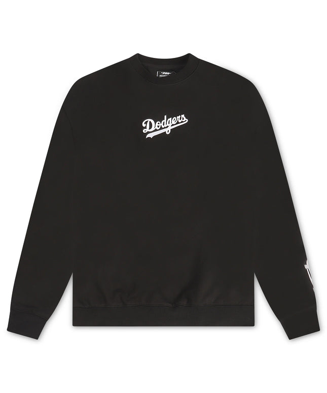 Pro Standard LA Dodgers Wingspan Drop Shoulder Crewneck - Black/Blue