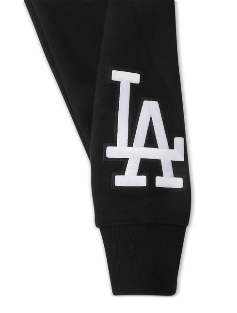 Pro Standard LA Dodgers Wingspan Drop Shoulder Crewneck - Black/White
