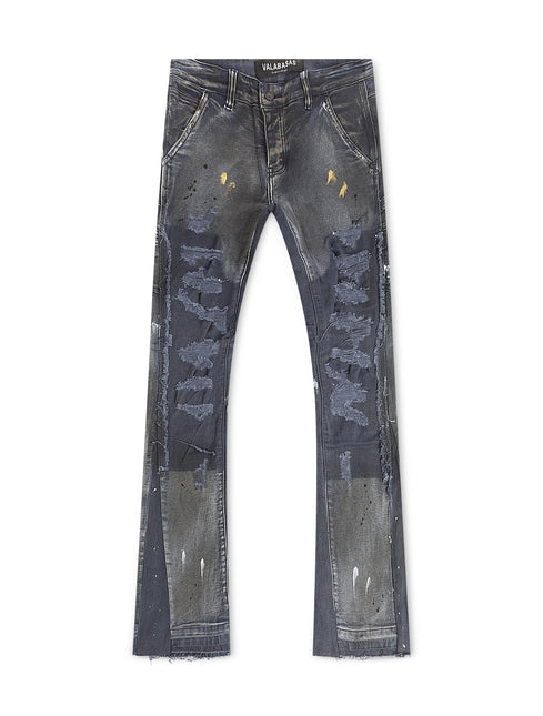 Valabasas Stellar Night Stacked Jeans - Dark Blue