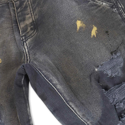Valabasas Stellar Night Stacked Jeans - Dark Blue
