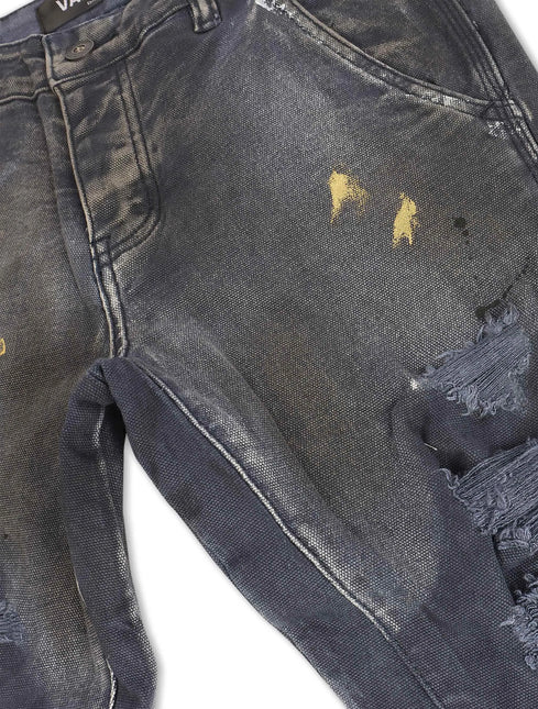 Valabasas Stellar Night Stacked Jeans - Dark Blue