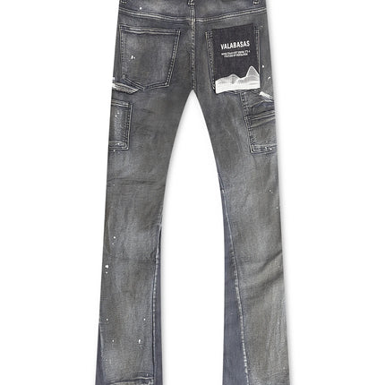 Valabasas Stellar Night Stacked Jeans - Dark Blue