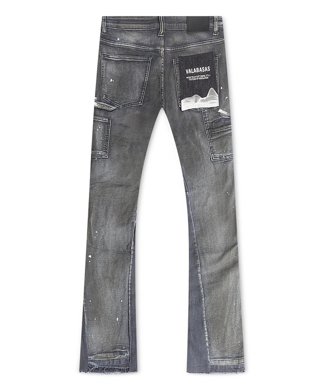 Valabasas Stellar Night Stacked Jeans - Dark Blue