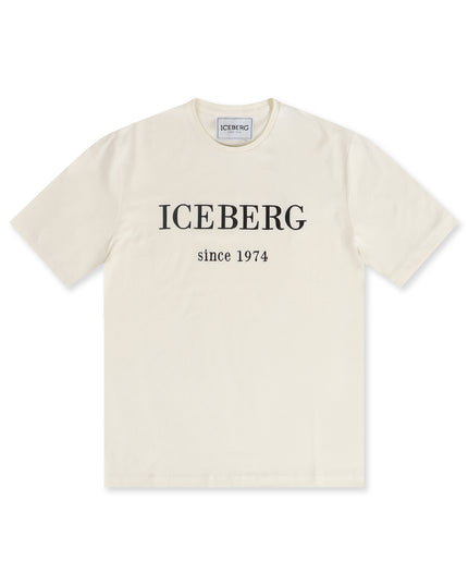 ICEBERG LOGO TEE - CREAM