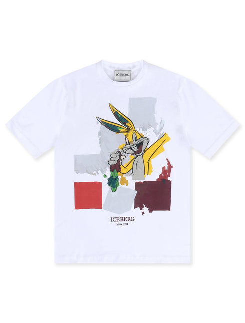 ICEBERG BUGS BUNNY TEE - WHITE IVORY ICEBERG