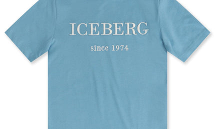 ICEBERG LOGO TEE - SKY BLUE ICEBERG