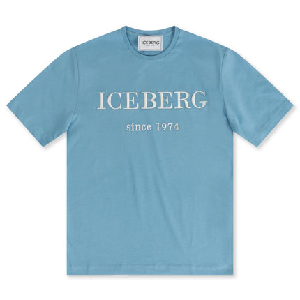 ICEBERG LOGO TEE - SKY BLUE ICEBERG