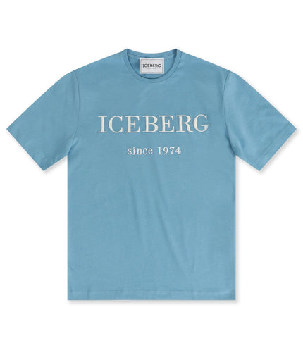 ICEBERG LOGO TEE - SKY BLUE ICEBERG