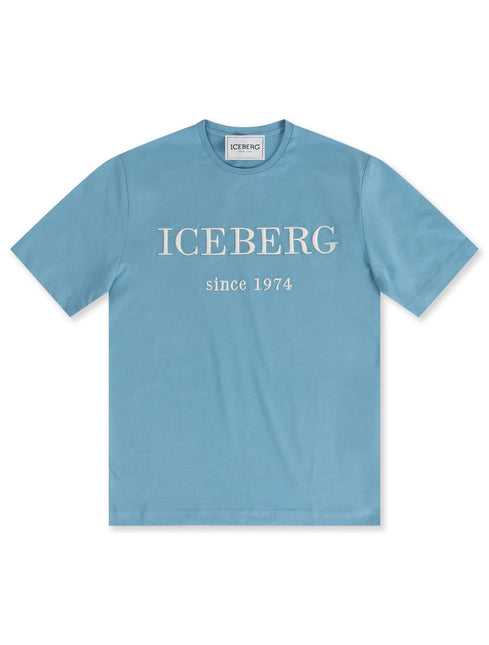 ICEBERG LOGO TEE - SKY BLUE ICEBERG