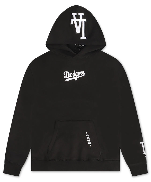 Pro Standard LA Dodgers Wingspan Drop Shoulder Hoodie - Black/White