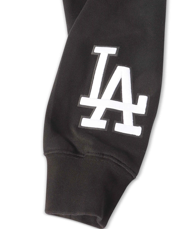 Pro Standard LA Dodgers Wingspan Drop Shoulder Hoodie - Black/White