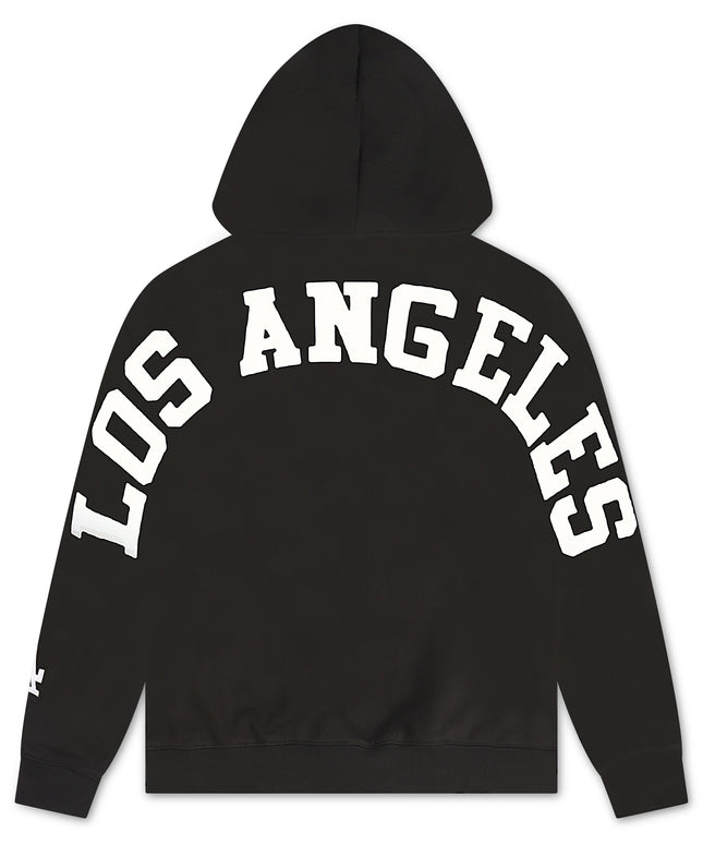 Pro Standard LA Dodgers Wingspan Drop Shoulder Hoodie - Black/White