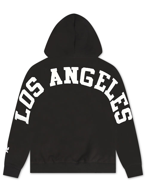 Pro Standard LA Dodgers Wingspan Drop Shoulder Hoodie - Black/White