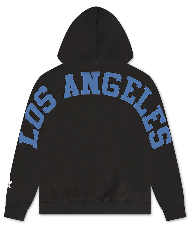 Pro Standard LA Dodgers Wingspan Drop Shoulder Hoodie - Black/Blue