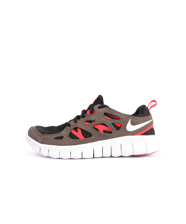 Nike Big Kids Free Run 2 - Black/Siren Red