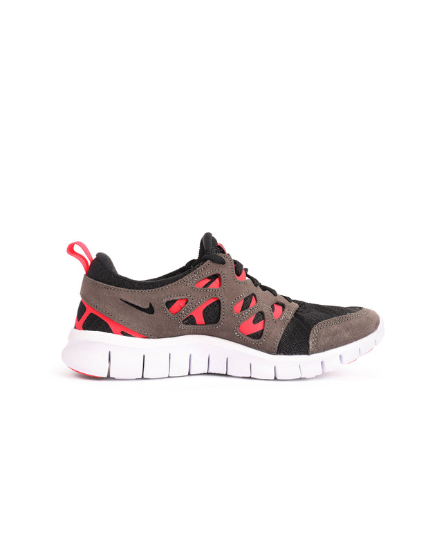 Nike Big Kids Free Run 2 - Black/Siren Red
