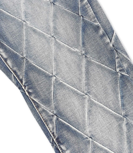 Valabasas Tire Stacked Jeans - Blue Washed
