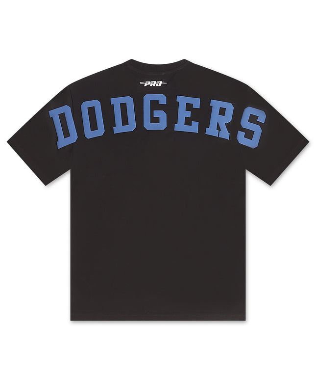 Los Angeles Dodgers Wingspan Shoulder Tee - Black/Blue