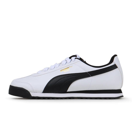 PUMA MENS ROMA BASIC - WHITE/BLACK PUMA