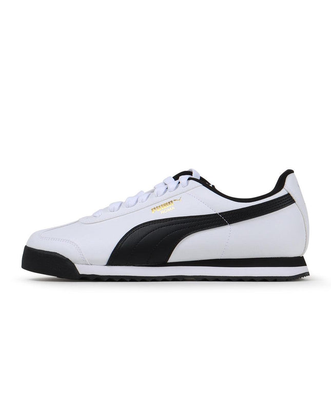 PUMA MENS ROMA BASIC - WHITE/BLACK PUMA