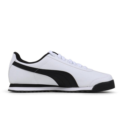 PUMA MENS ROMA BASIC - WHITE/BLACK PUMA