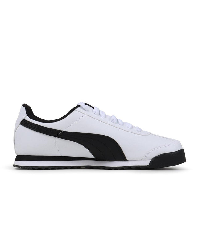 PUMA MENS ROMA BASIC - WHITE/BLACK PUMA