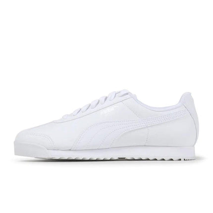 PUMA MENS ROMA BASIC - WHITE/ LIGHT GREY PUMA