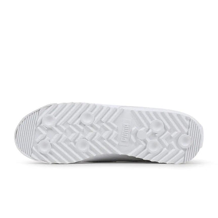PUMA MENS ROMA BASIC - WHITE/ LIGHT GREY PUMA
