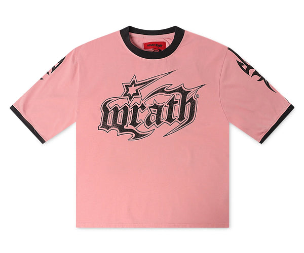 Wrathboy Child of God Tee in Pink - Denim Exchange