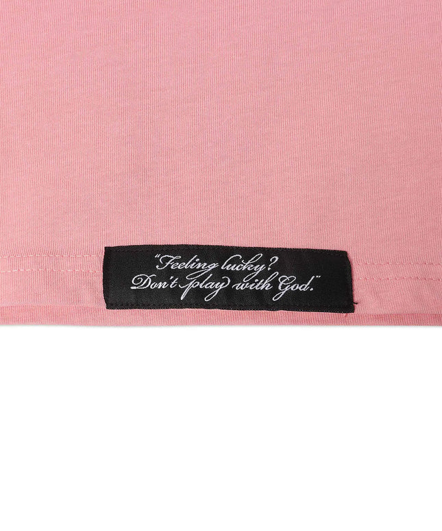 Wrathboy Child of God Cropped Tee - Pink