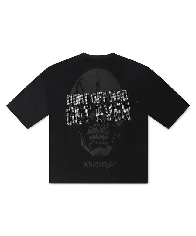 Wrathboy Get Even Cropped Tee - Black