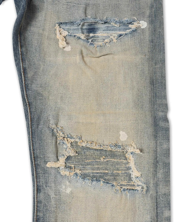 Jordan Craig Dimensional Denim Straight Leg Jeans - Iced Lager