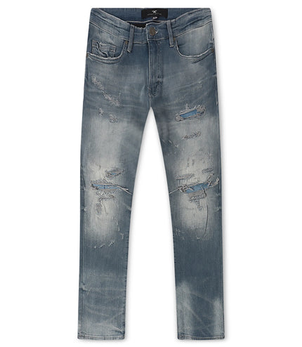 Jordan Craig Heart Break Straight Leg Jeans - Seastorm