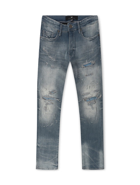 Jordan Craig Heart Break Straight Leg Jeans - Seastorm