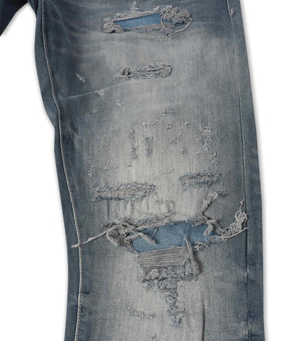 Jordan Craig Heart Break Straight Leg Jeans - Seastorm