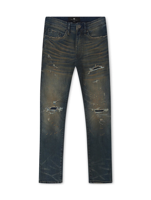 Jordan Craig Heart Break Straight Leg Jeans - Gold Miner