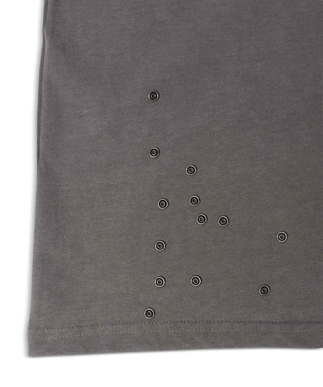 Wrathboy Shooting Target Cropped Tee - Grey