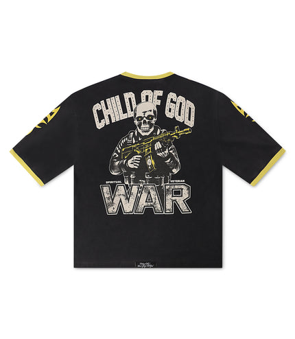 Wrathboy Child of God Cropped Tee - Black