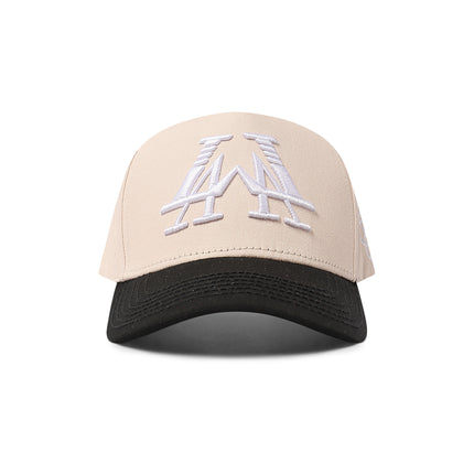 Reference Mirrored LA Hat - Cream/Black
