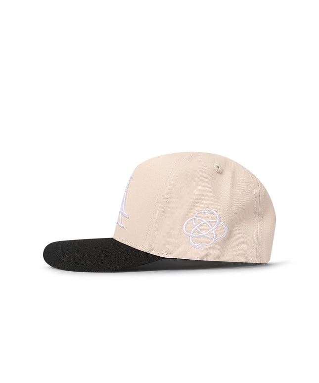 Reference Mirrored LA Hat - Cream/Black